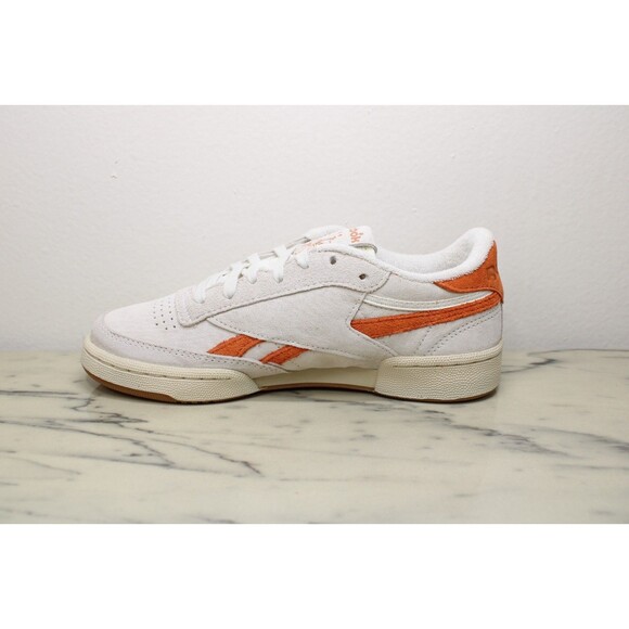 Reebok Women's Club C Revenge Vintage Chalk/Orange Sneakers (US 6.5) NEW-GV6971 - Picture 7 of 10